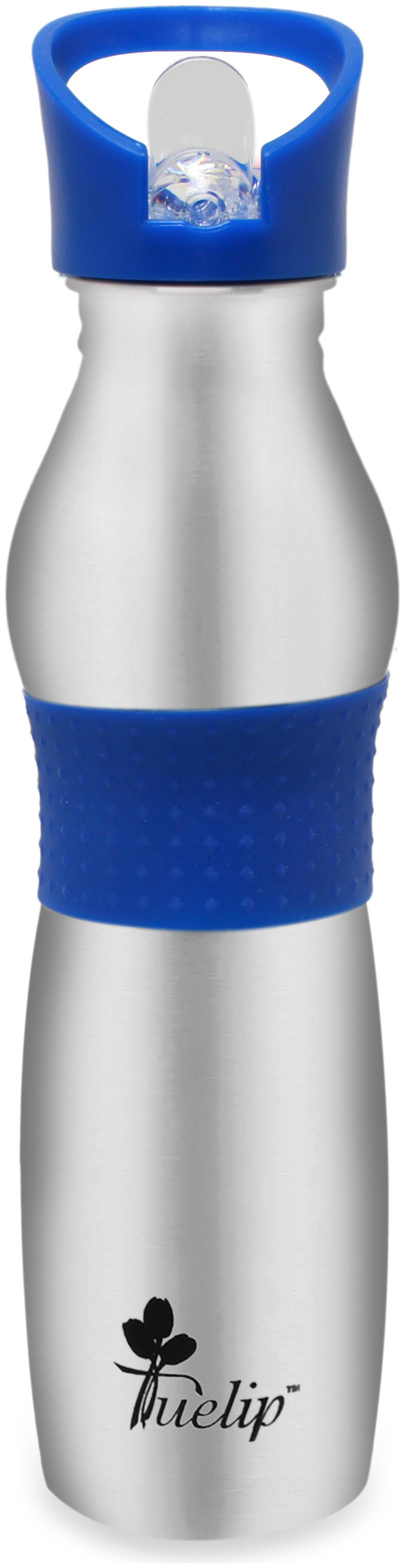 

Tuelip Stainless Steel Blue Water Bottle ( 750 ml Set of 1 )