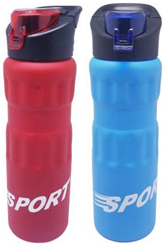 

Tuelip Stainless Steel Blue Red Water Bottle ( 750 ml Set of 2 )