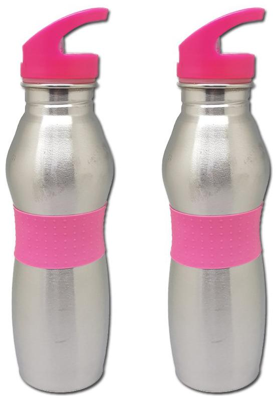 

Tuelip Stainless Steel Pink Water Bottle ( 750 ml Set of 2 )