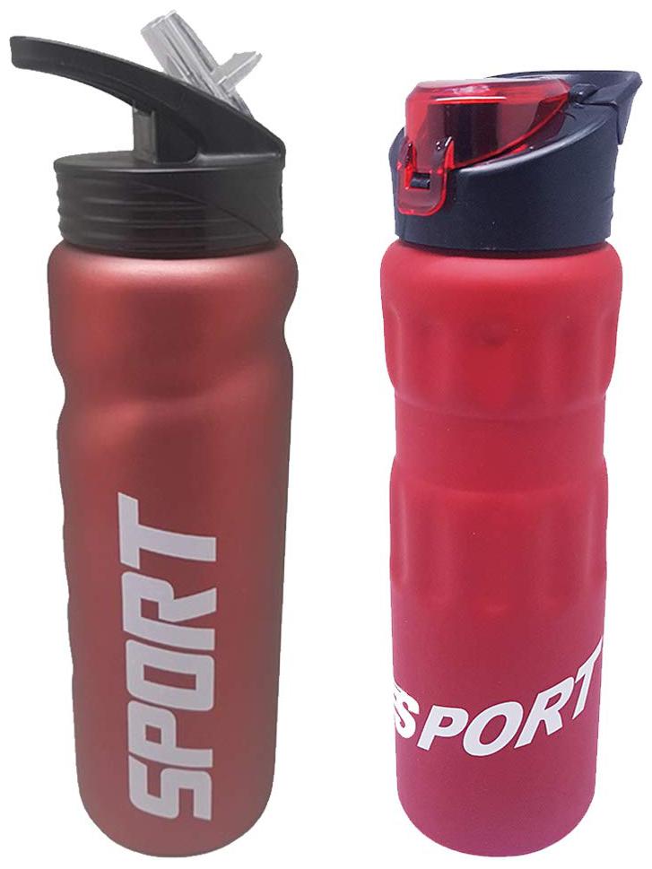 

Tuelip Stainless Steel Red Water Bottle ( 750 ml Set of 2 )