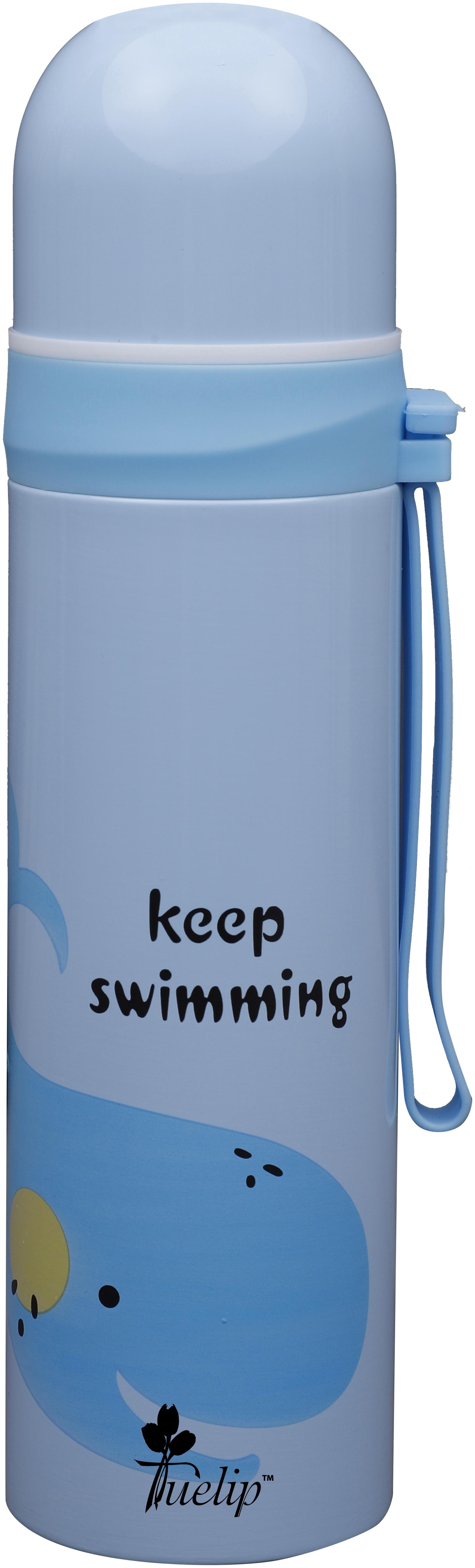 

Tuelip Blue Thermosteel flask ( 500 ml Set of 1 )