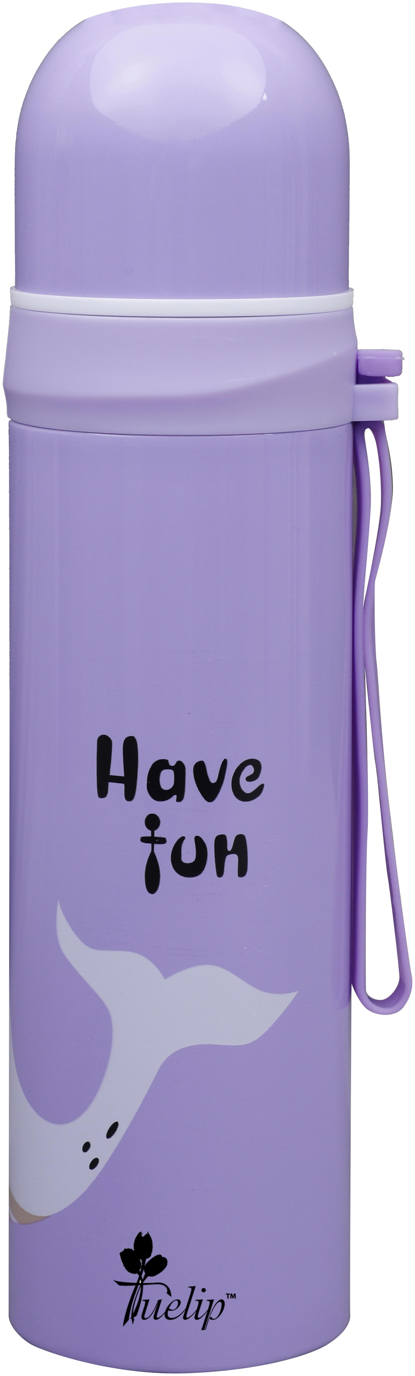 

Tuelip Purple Thermosteel flask ( 500 ml Set of 1 )