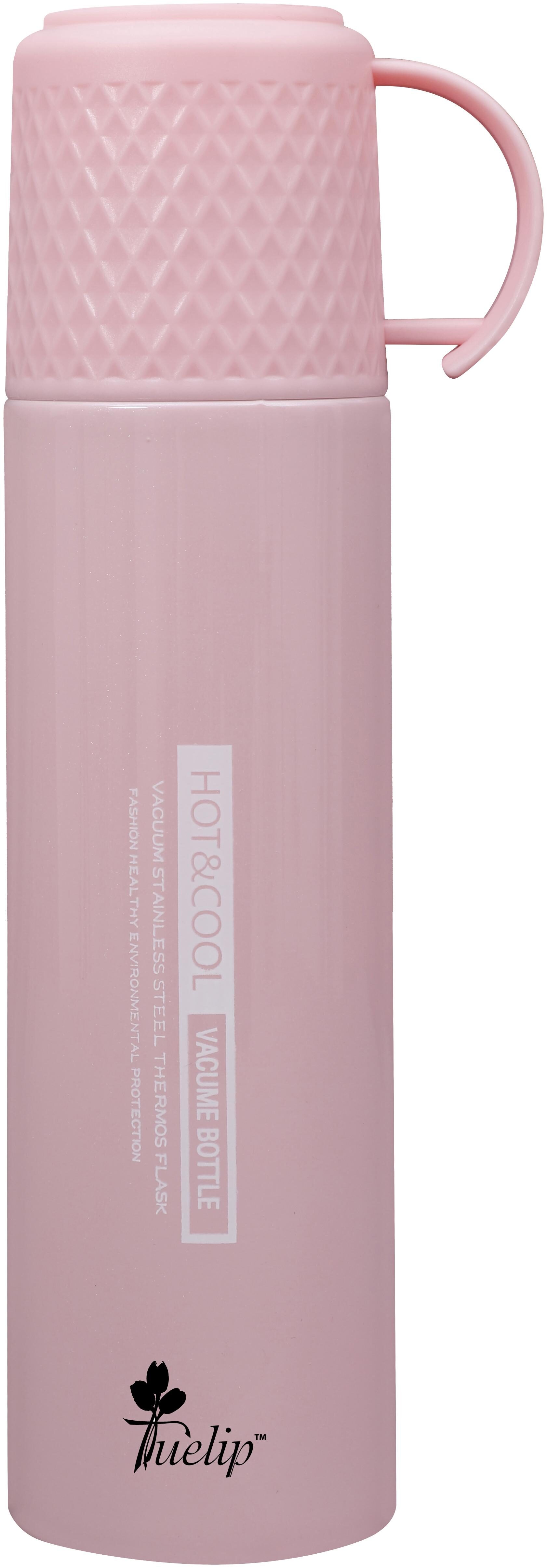 

Tuelip Pink Thermosteel flask ( 500 ml Set of 1 )