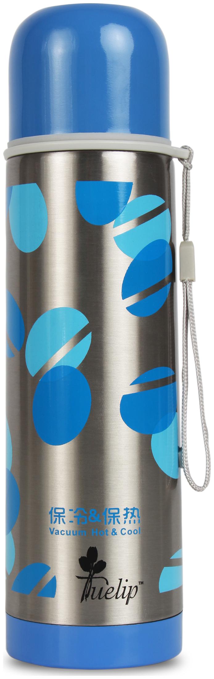 

Tuelip Blue Thermosteel flask ( 500 ml Set of 1 )