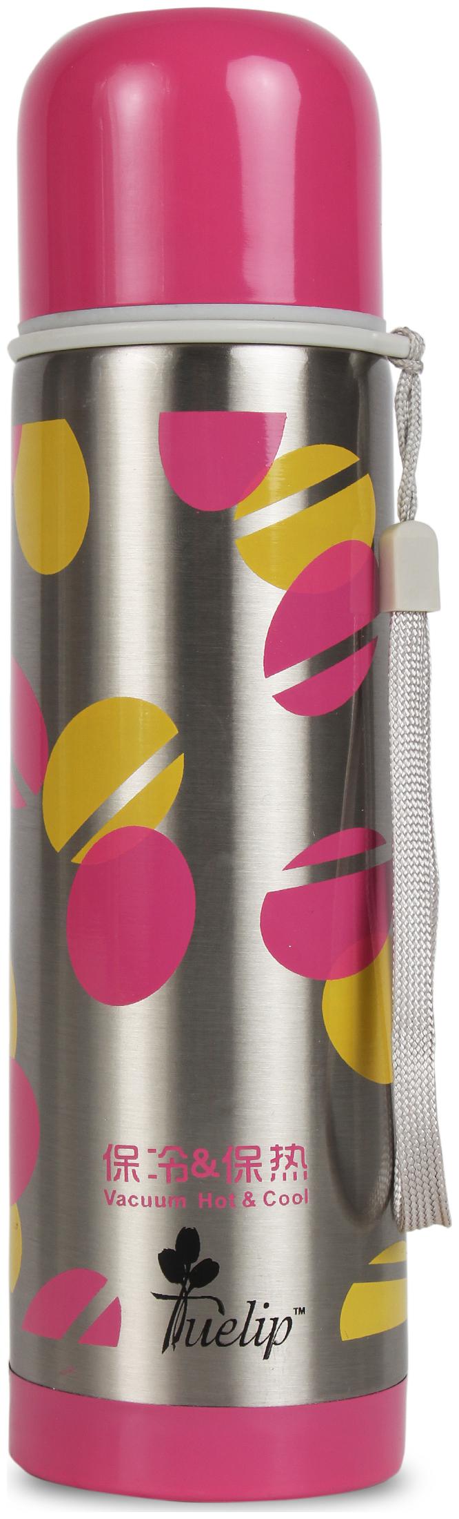 

Tuelip Pink Thermosteel flask ( 500 ml Set of 1 )