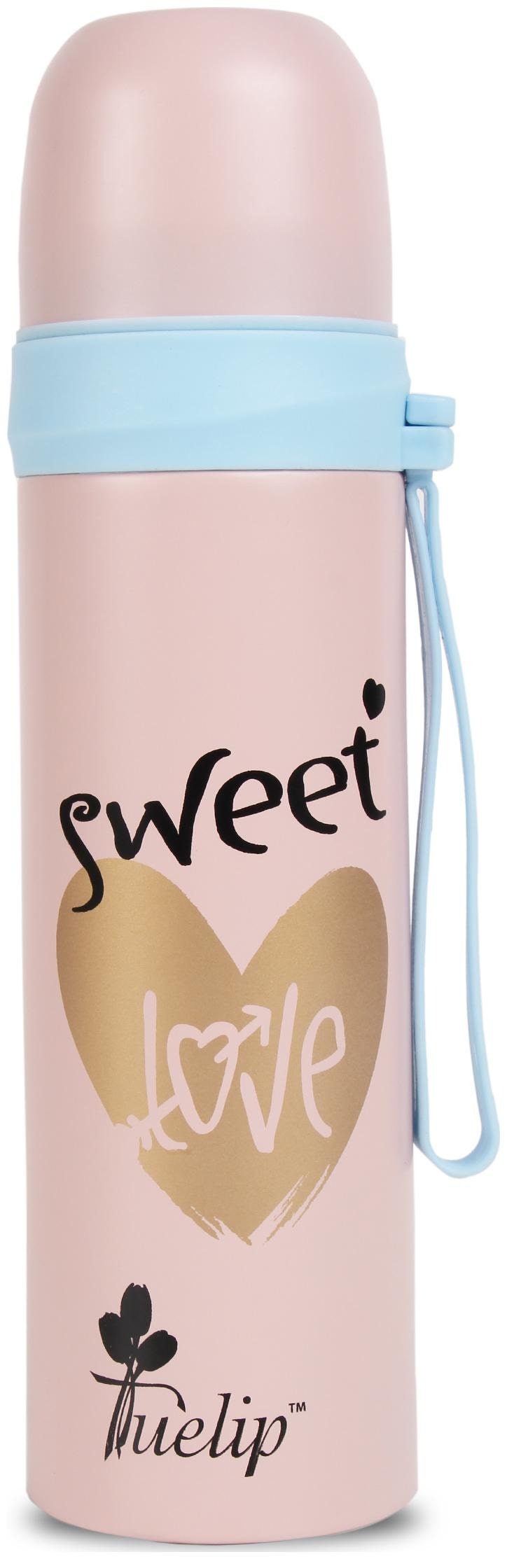 

Tuelip Pink Thermosteel flask ( 500 ml Set of 1 )