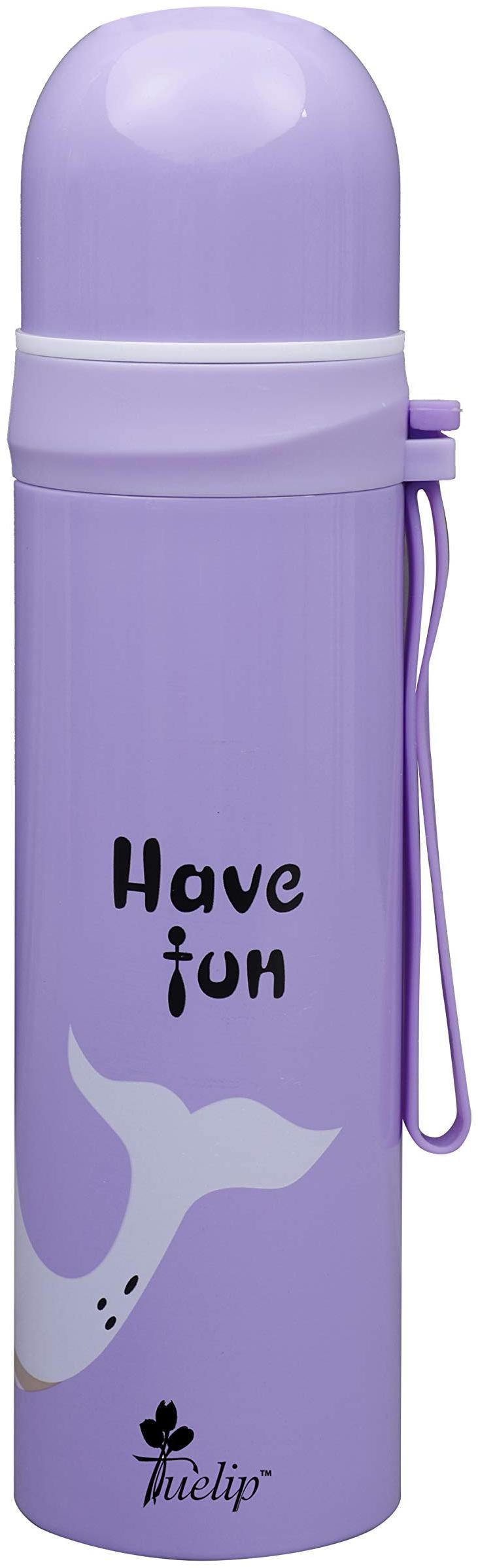 

Tuelip Purple Thermosteel flask ( 500 ml Set of 1 )