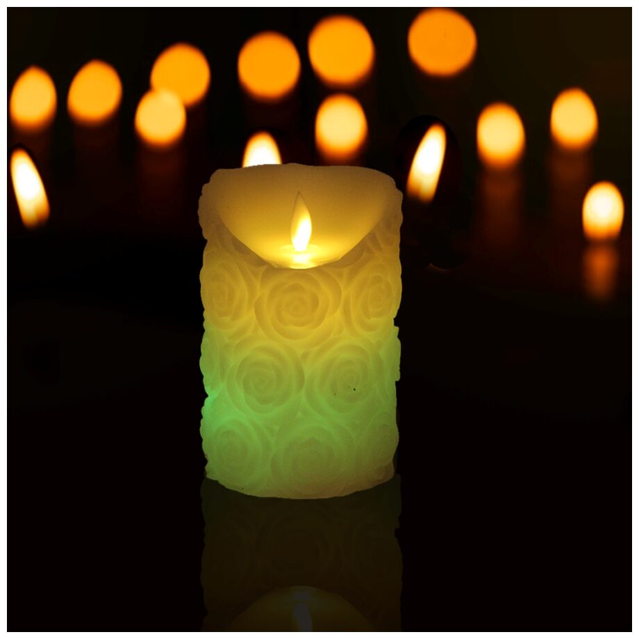 

Tuelip Plastic White Candle
