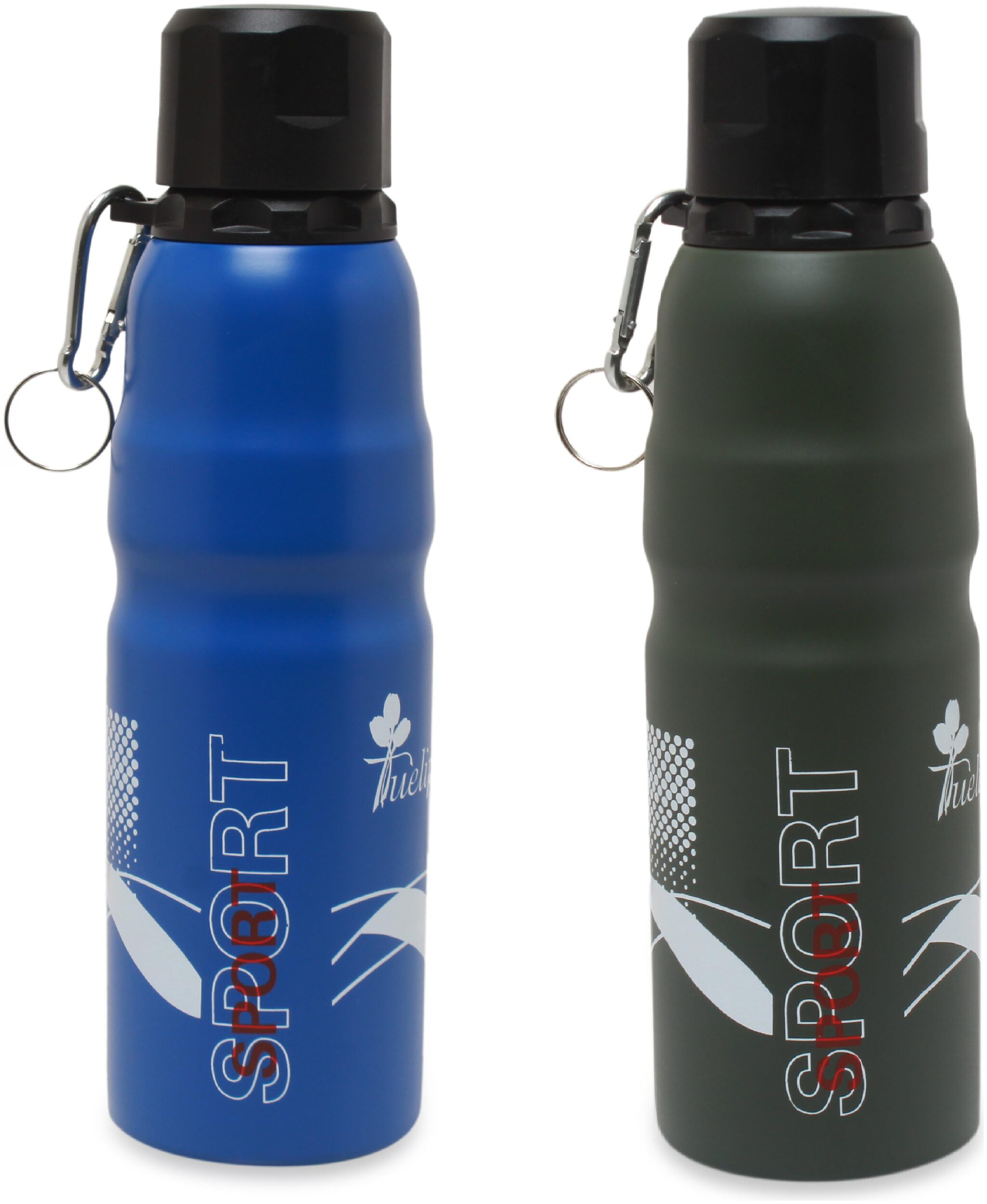 

Tuelip Stainless Steel Green Water Bottle ( 750 ml Set of 2 )