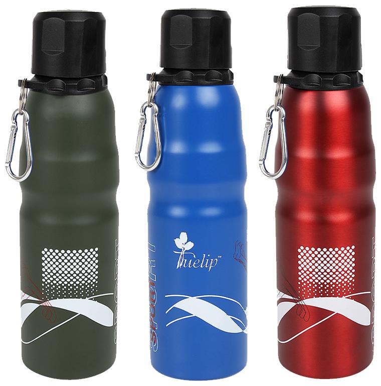

Tuelip Stainless Steel Assorted Water Bottle ( 750 ml Set of 3 )
