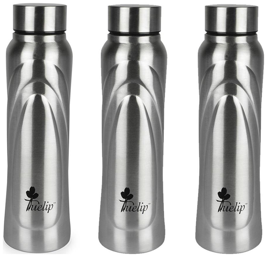 

Tuelip Stainless Steel Assorted Water Bottle ( 750 ml Set of 3 )