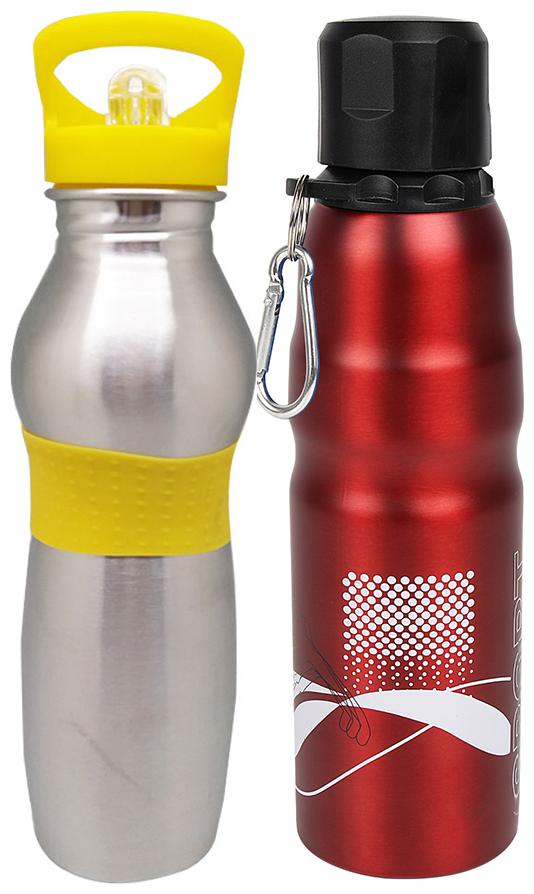 

Tuelip Stainless Steel Assorted Water Bottle ( 750 ml Set of 2 )