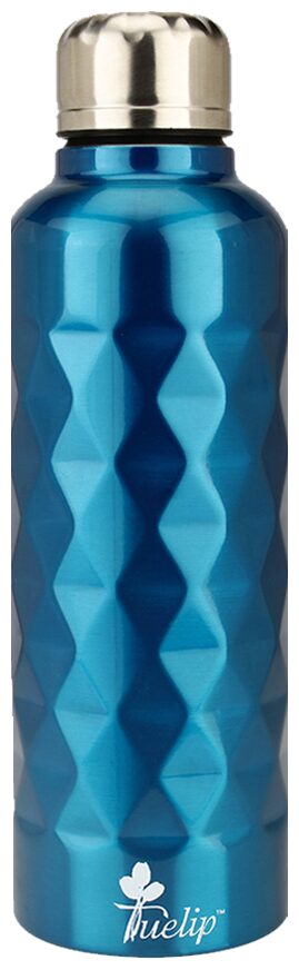 

Tuelip Stainless Steel Blue Water Bottle ( 750 ml Set of 1 )