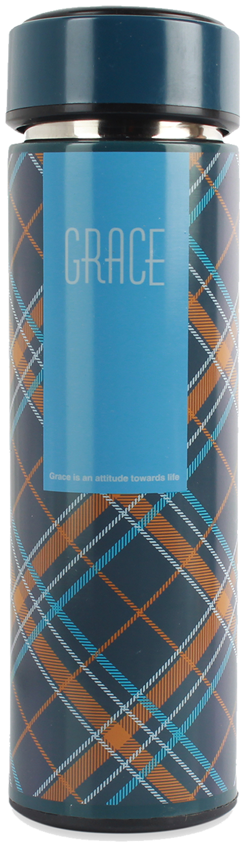 

Tuelip Blue Thermosteel flask ( 500 ml Set of 1 )