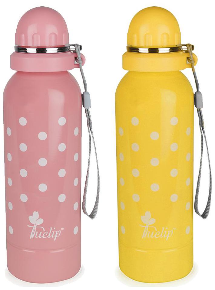 

Tuelip Stainless Steel Assorted Water Bottle ( 750 ml Set of 2 )