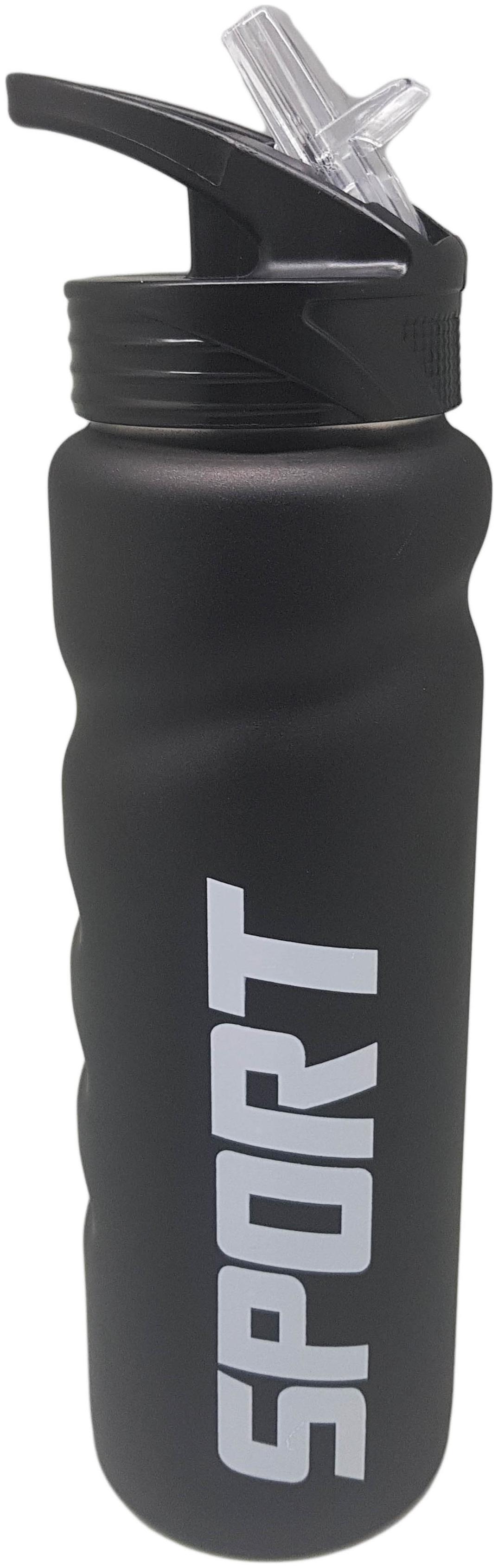 

Tuelip Stainless Steel Black Water Bottle ( 750 ml Set of 1 )