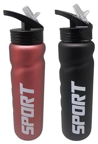 

Tuelip Stainless Steel Black Red Water Bottle ( 750 ml Set of 2 )