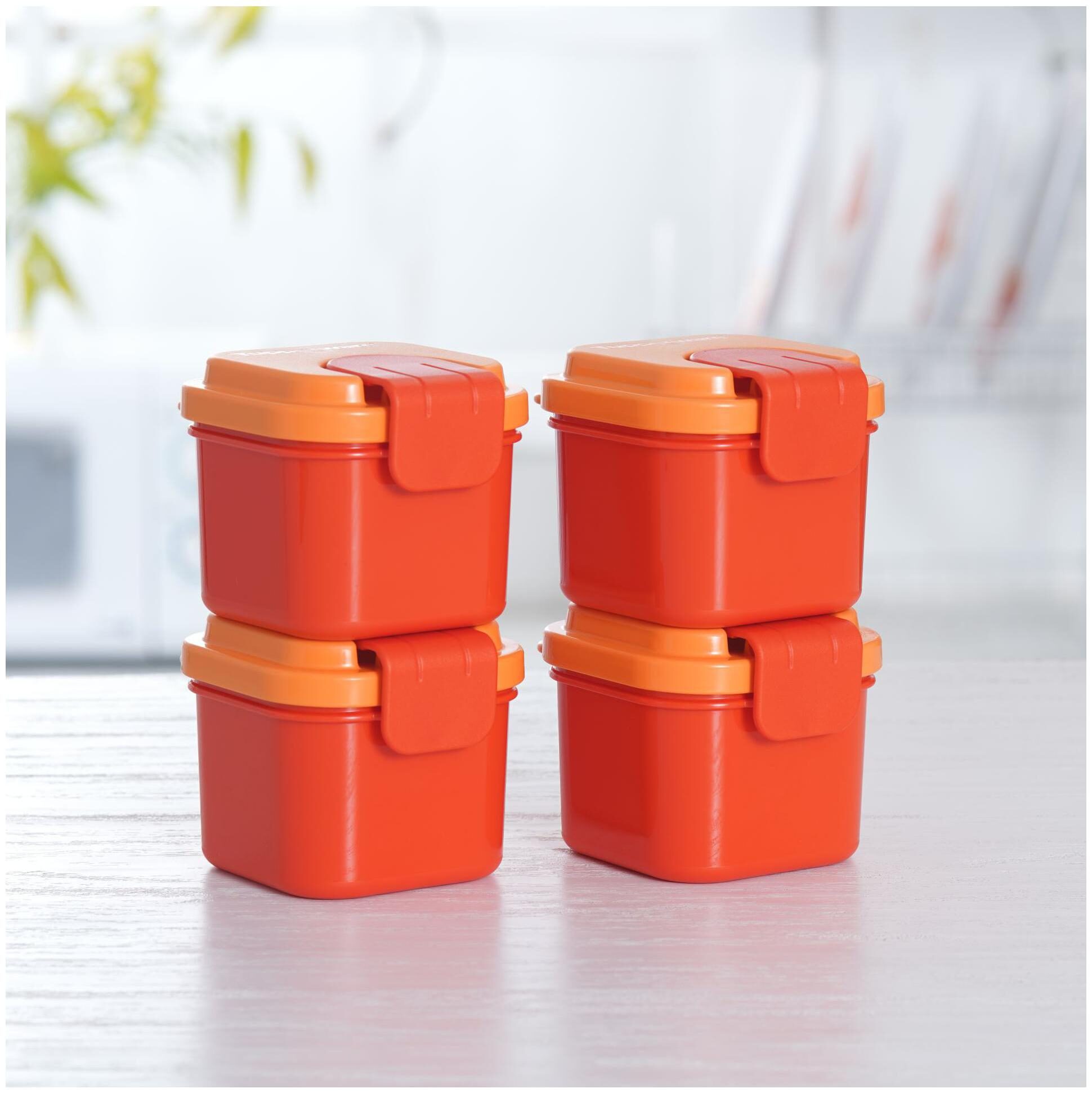 

Tupperware Plastic Snack Box Klik Klak Small Container 250ml 4pc