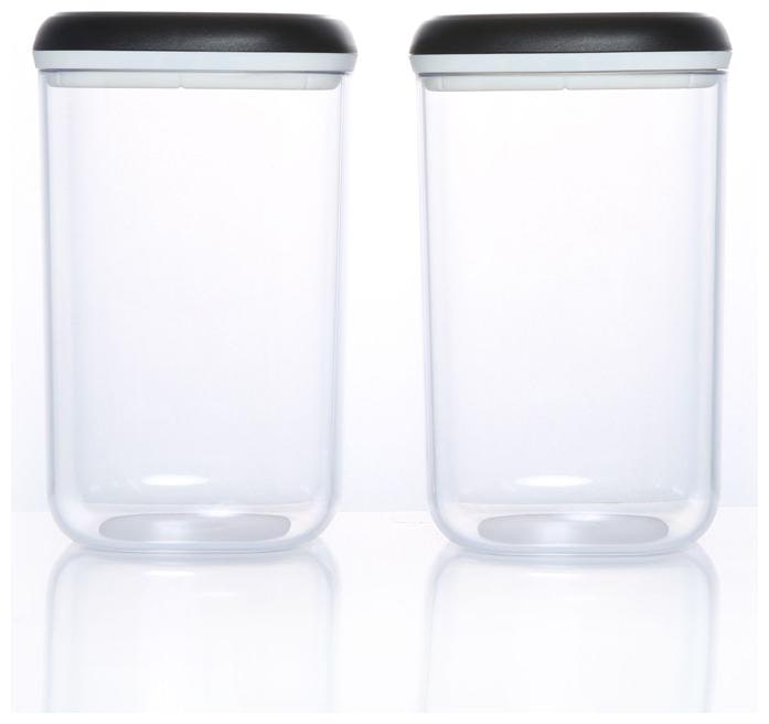 

Tupperware Dry Snacks Storage Clear Canister 2pc