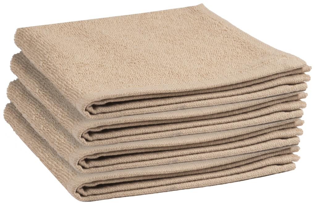 

Turkish Bath 350 GSM Cotton Face Towel ( 4 Pieces Beige )