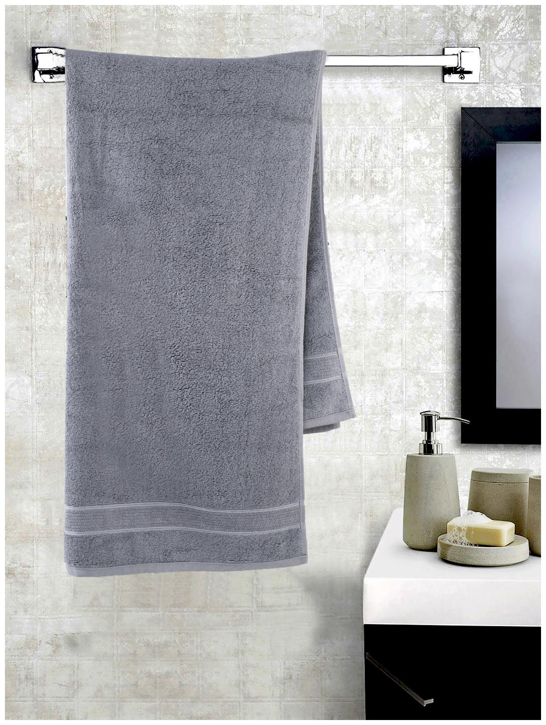 

Turkish Bath 700 GSM Cotton Bath Towel ( 1 Piece Grey )