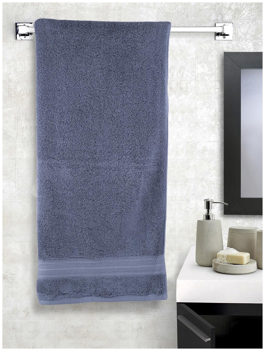 

Turkish Bath 700 GSM Cotton Bath towel ( 1 piece Blue )
