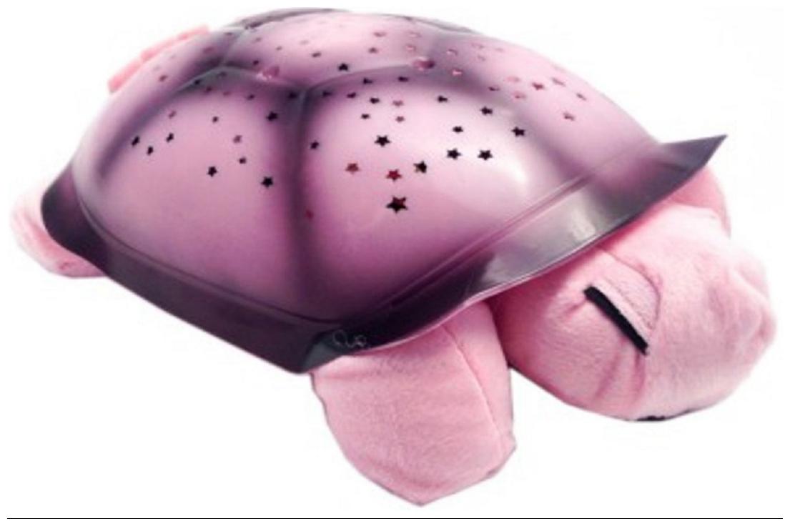 

Turtle Sky Star Projector Night Floor Lamp 25 cm Pink - TNSCP