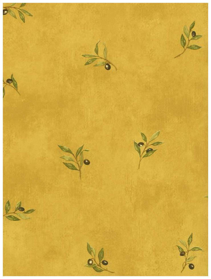 

Tuscan Olive Wallpaper-Double roll