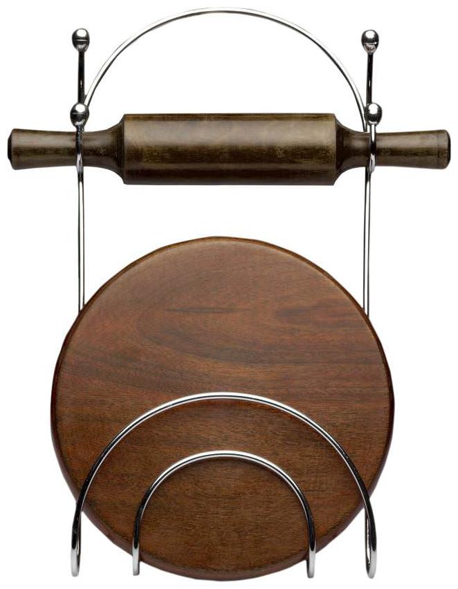 

Two Brothers Premium Quality Stainless Steel Chakla Belan Stand