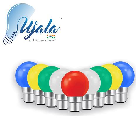 

Ujala led 0 5W B22 Base (Aluminium) PC Diffuser 2Year Warranty (Pack of 6)