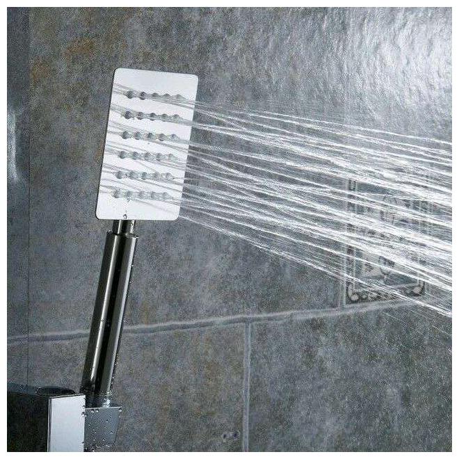 

Ultra slim Hand Shower Brass Square Design Without Shower tube