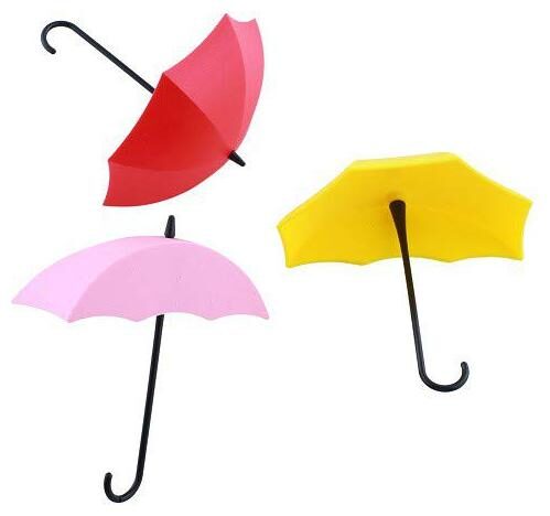 

Umbrella Key Wall self adhesive Multipurpose Holder Hanger Hooks