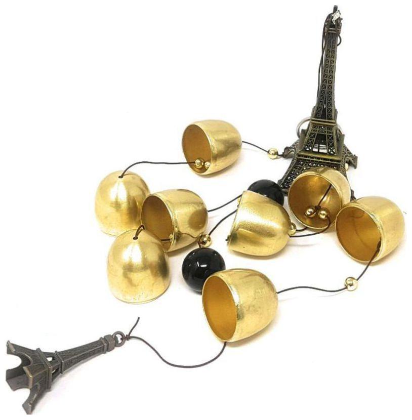 

UNIQUE - BRASS BELL TOWER FENG SHUI WC09 - WIND CHIMES - VERY SOOTHING SOUND - BEST FOR HOME DECORATION - OR EVEN FOR GIFT - BEST FOR BIRTHDAY HOUSE WORMING GIFT
