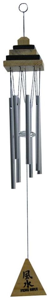 

UNIQUE - SILVER PIPE FENG SHUI WC04 - WIND CHIMES - VERY SOOTHING SOUND - BEST FOR HOME DECORATION - OR EVEN FOR GIFT - BEST FOR BIRTHDAY HOUSE WORMING GIFT