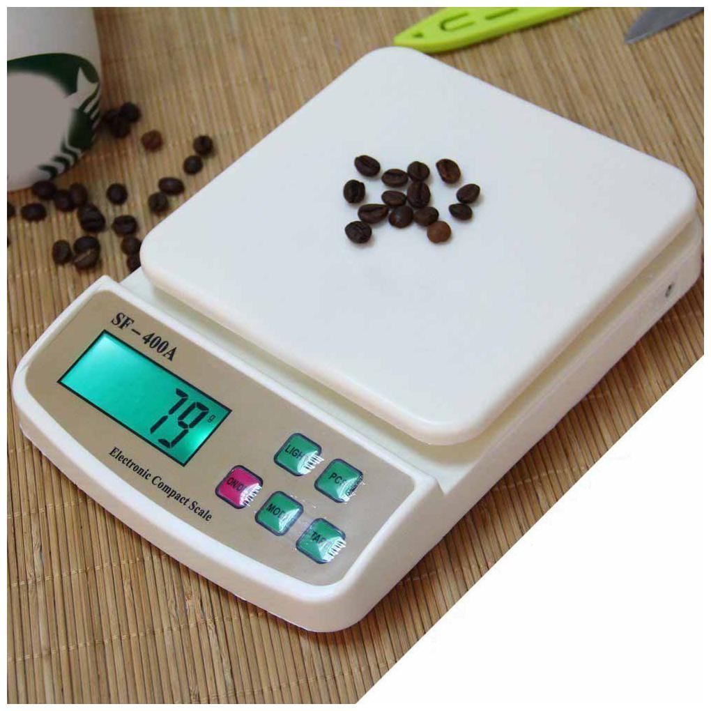 

UniqueCartz LCD Screen Digital Kitchen Weighing Scale Machine with LCD Backlit For Measuring Food Vegetable Spices (10 Kg)