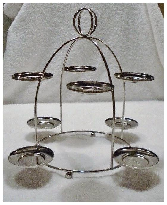 

UNIVERSAL OR LARGE TEALIGHT HOLDER TIERED SPARKLING LIGHTS PARTYLITE NEW IN BOX