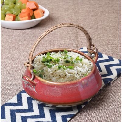 

Unravel India ceramic studio Biryani serving bowl