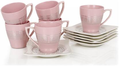 Urban Snackers Procelain Tea Cup With Saucer  For Home;Office;Gift