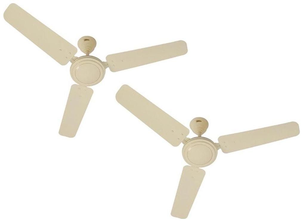 

Usha Ace Ex 1200 mm Decorative Ceiling Fan ( Ivory Pack of 2 )