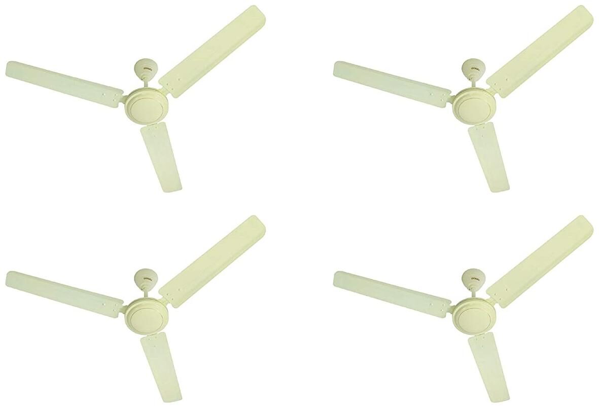 

Usha Aerostyle 1200 mm 74-Watt Ceiling Fan (Rich Ivory Pack of 4)