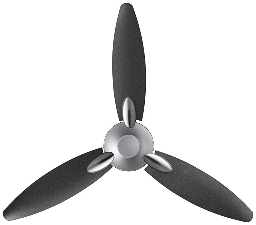 

Usha Bloom Daffodil 1250mm 85-Watt Goodbye Dust Ceiling Fan with Anti Dust Feature(Sparkle Grey and Black) pack of 1