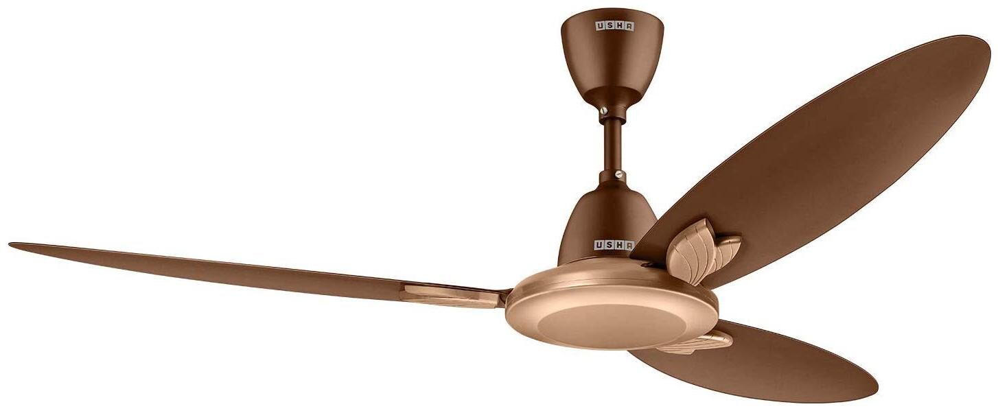 Buy Usha Bloom Magnolia 1250 Mm Ceiling Fan Gold Brown Online