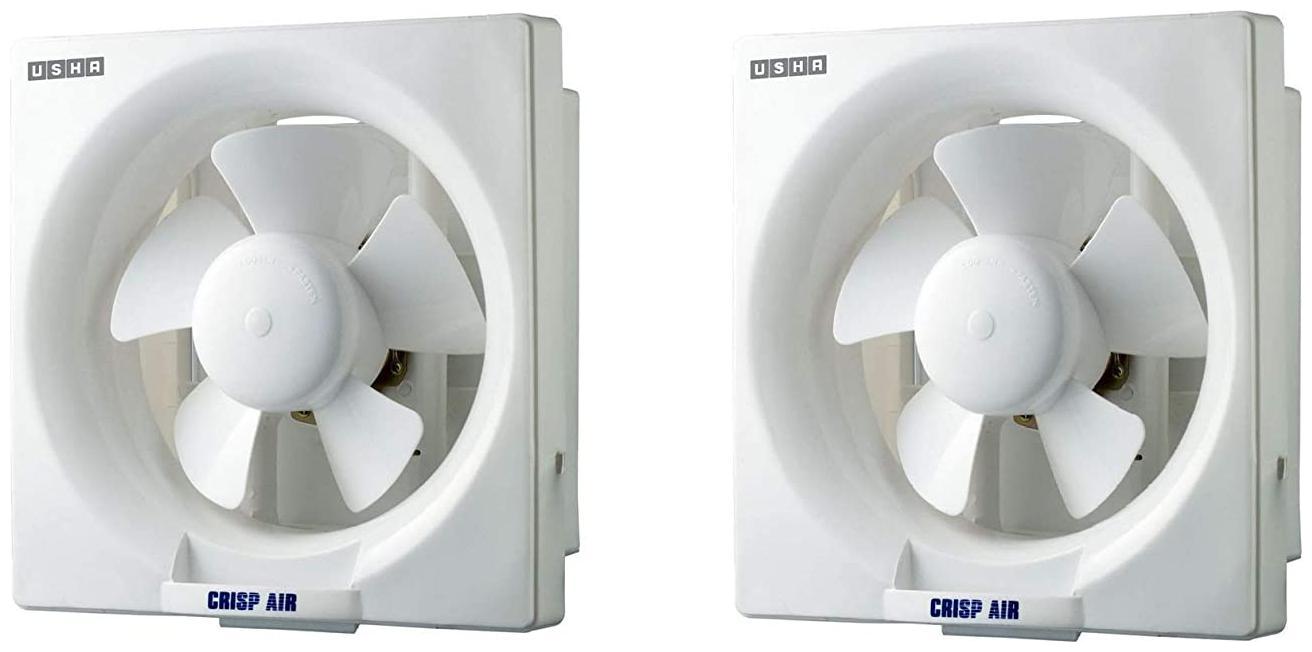 

Usha Crisp Air 200 MM 5 Blade Exhaust Fan (White) Pack Of 2