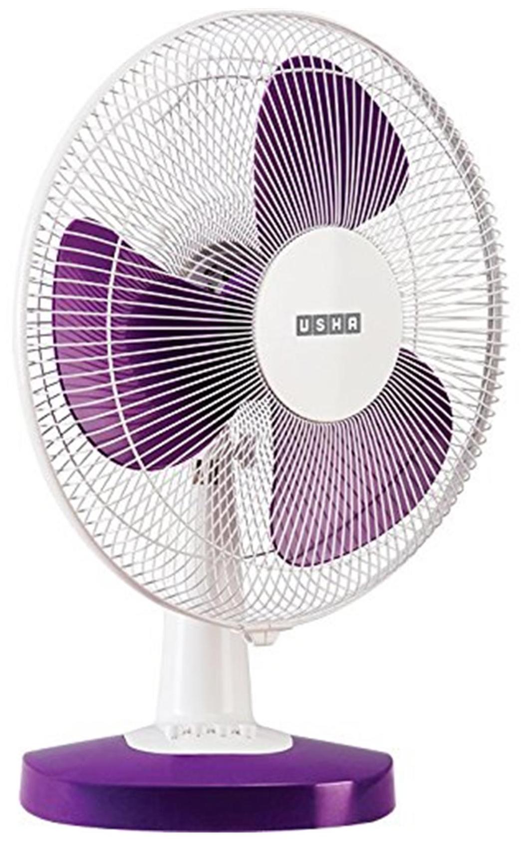 

Usha Duos Mist Air 400 mm Standard Table Fan ( Purple Pack of 1 )