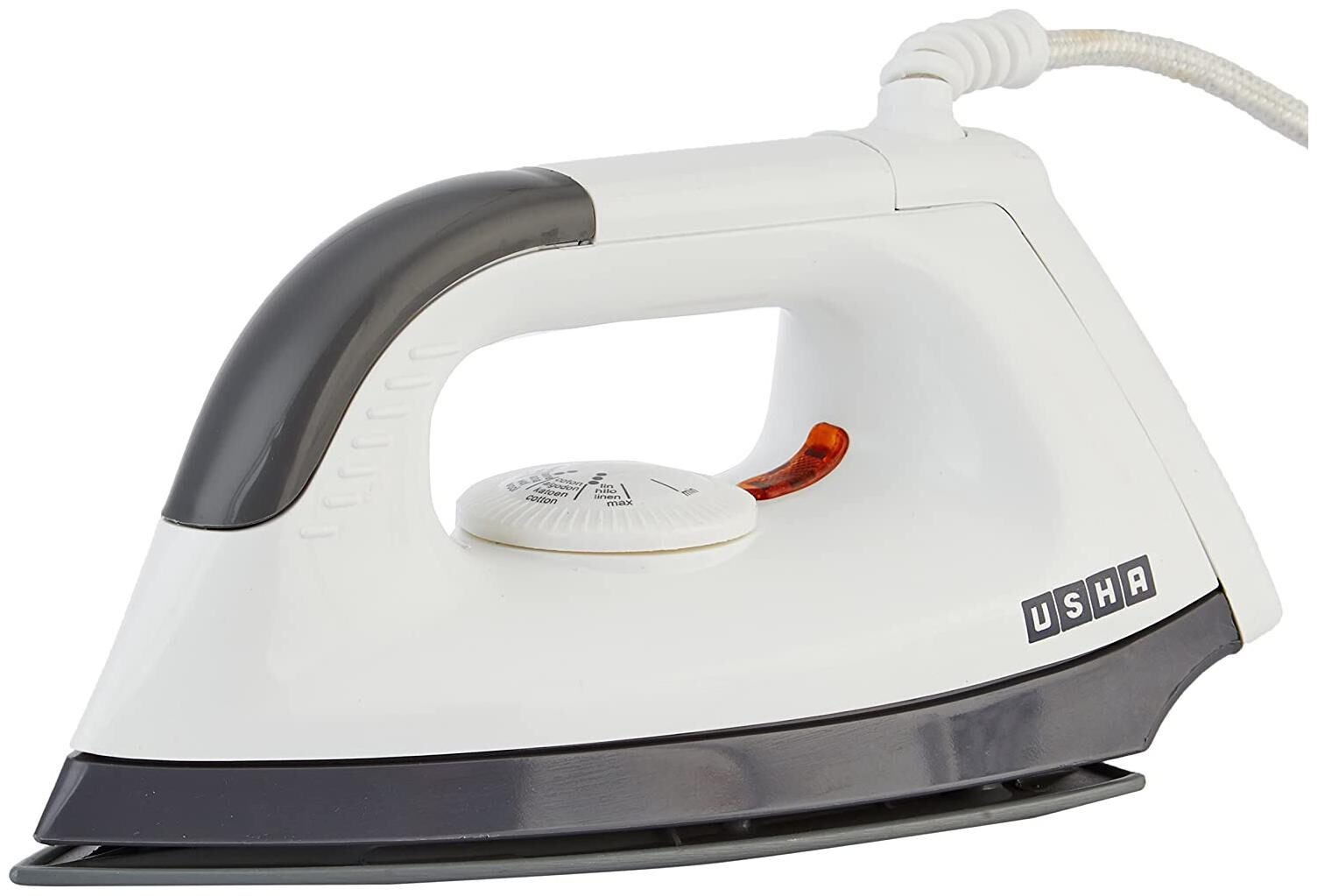

Usha EI-1602 1000 W Dry Iron (White Grey)