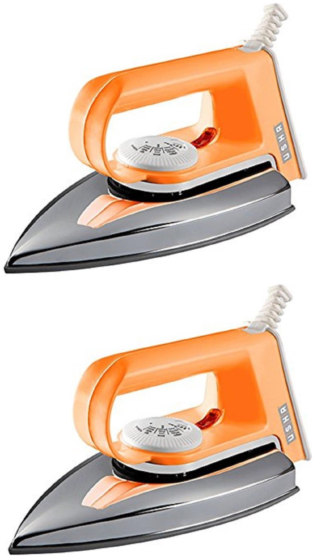 

Usha EI 2102 1000-Watts Dry Iron (Orange) Pack of 2