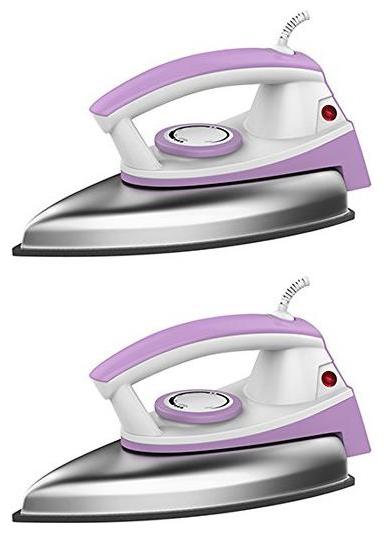 

Usha Ei 3402 1000-Watts Dry Iron (White Purple) Pack of 2