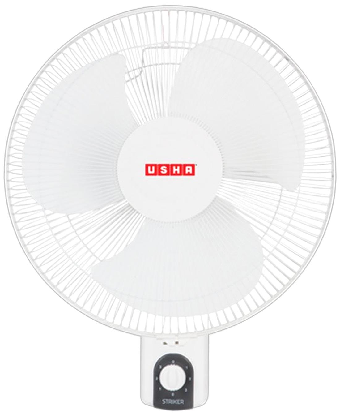 

Usha HelixHi 400 mm Decorative Wall Fan ( White Pack of 1 )