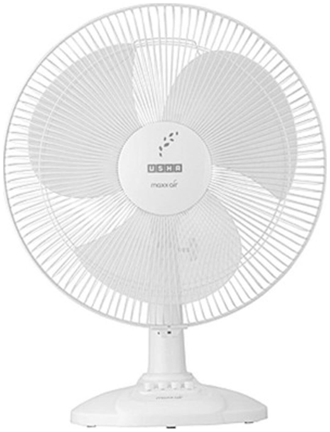 

USHA Maxx Air 400 mm Decorative Table Fan ( White Pack of 1 )
