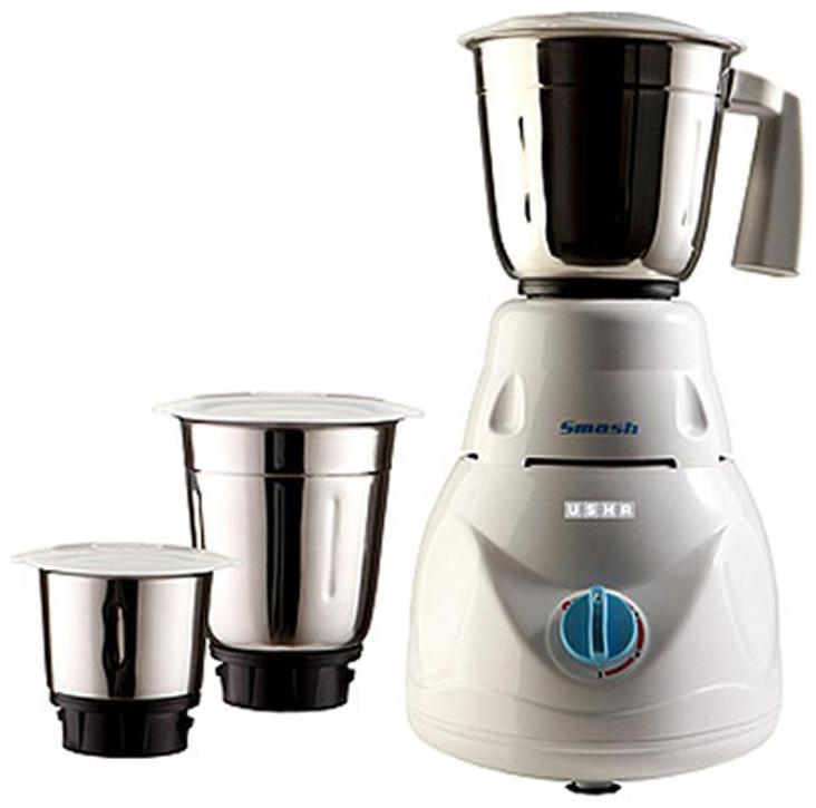 

USHA MG 2853 SMASH 500 W Mixer Grinder ( White 3 Jars )